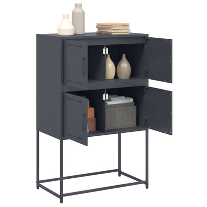 Sideboard Anthracite 68.5x38.5x107 cm Steel