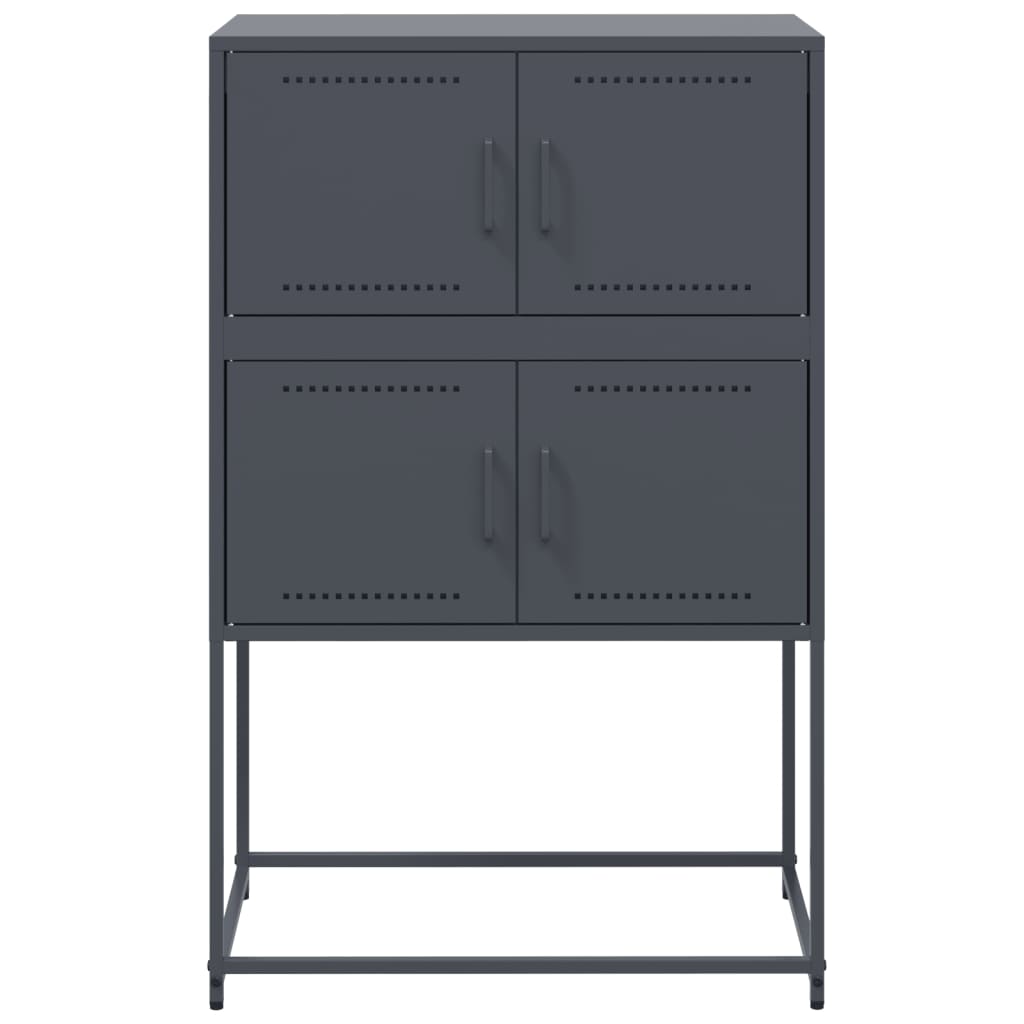 Sideboard Anthracite 68.5x38.5x107 cm Steel