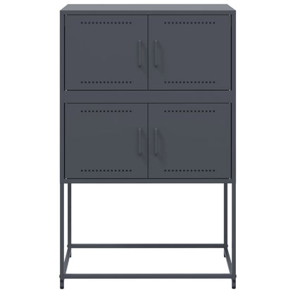 Sideboard Anthracite 68.5x38.5x107 cm Steel
