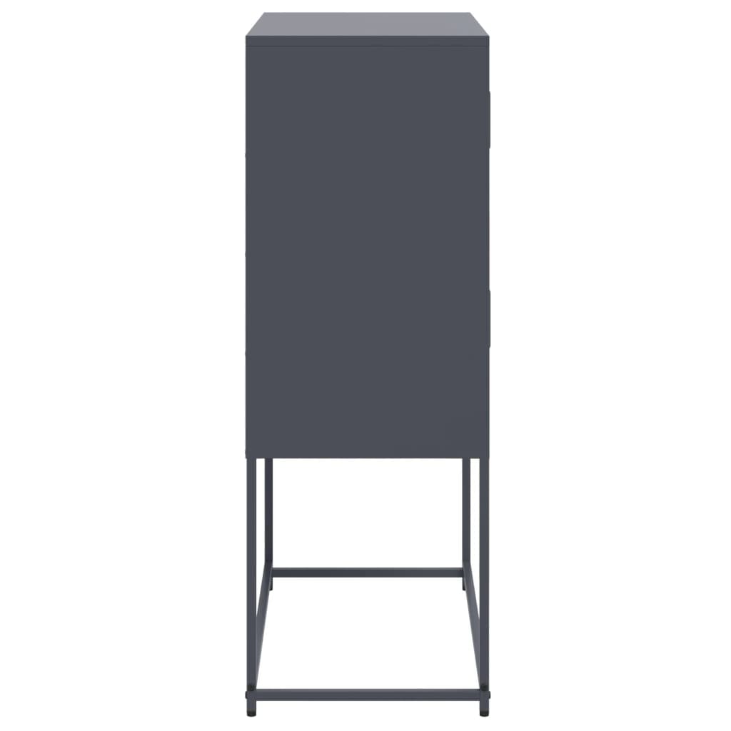 Sideboard Anthracite 68.5x38.5x107 cm Steel