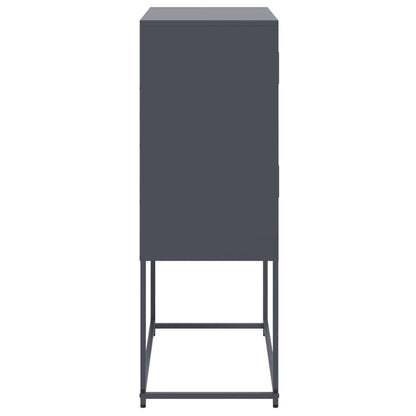 Sideboard Anthracite 68.5x38.5x107 cm Steel