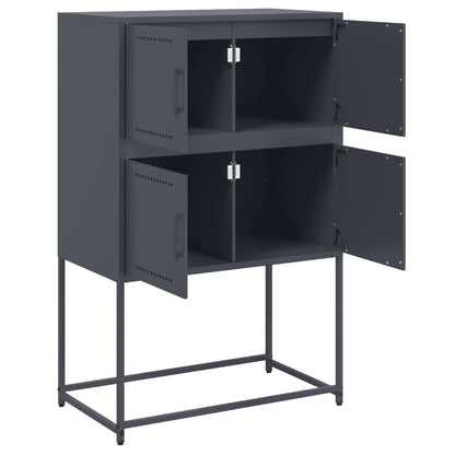 Sideboard Anthracite 68.5x38.5x107 cm Steel