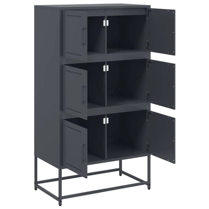 Sideboard Anthracite 68.5x38.5x123.5 cm Steel