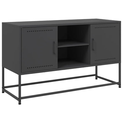 TV Cabinet Black 100,5x39x60,5 cm Steel