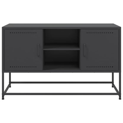TV Cabinet Black 100,5x39x60,5 cm Steel