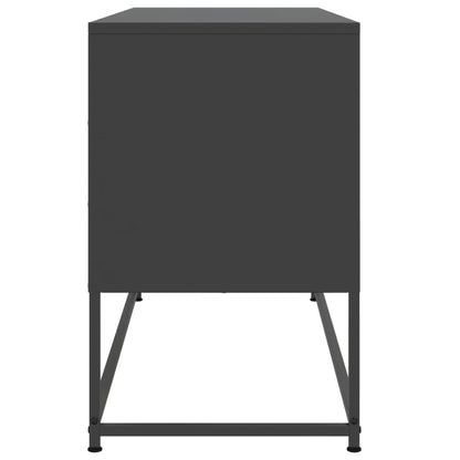 TV Cabinet Black 100,5x39x60,5 cm Steel