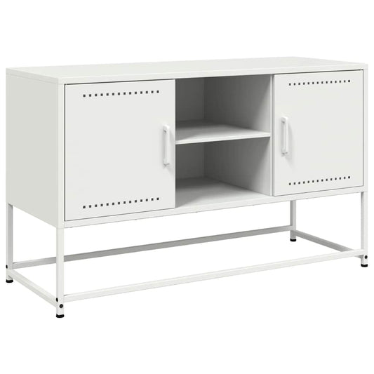 TV Cabinet White 100.5x39x60.5 cm Steel