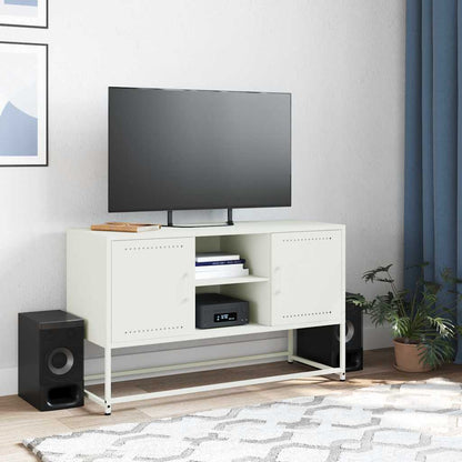 TV Cabinet White 100.5x39x60.5 cm Steel