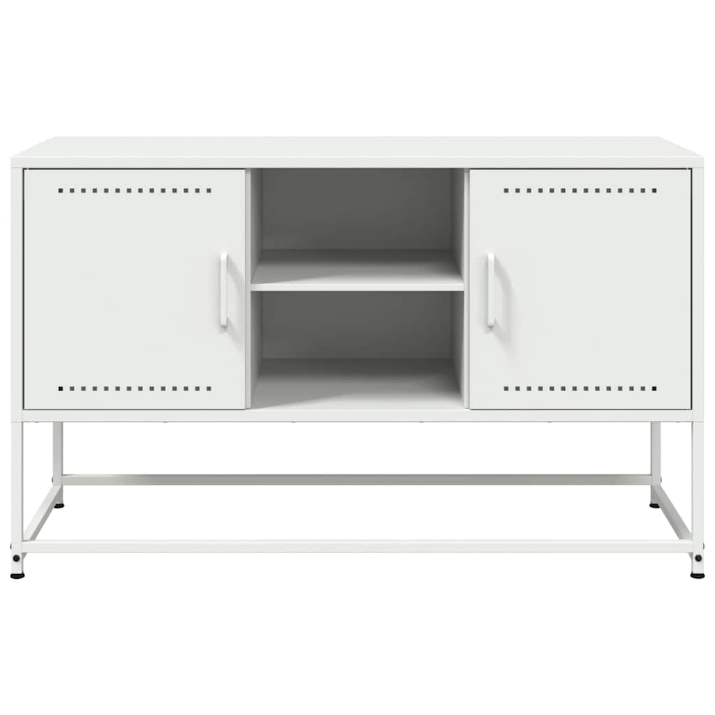 TV Cabinet White 100.5x39x60.5 cm Steel