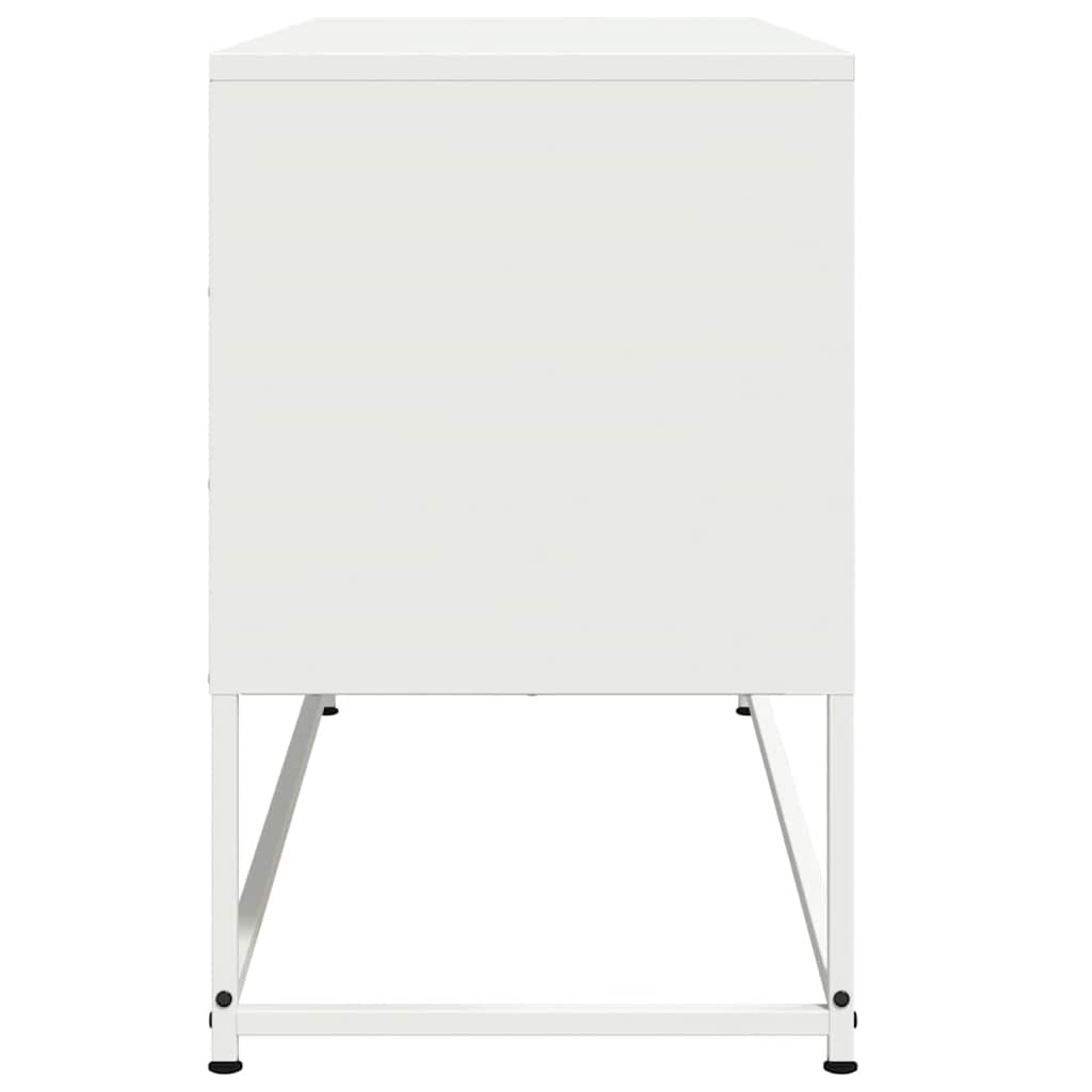 TV Cabinet White 100.5x39x60.5 cm Steel