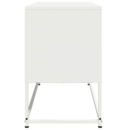 TV Cabinet White 100.5x39x60.5 cm Steel