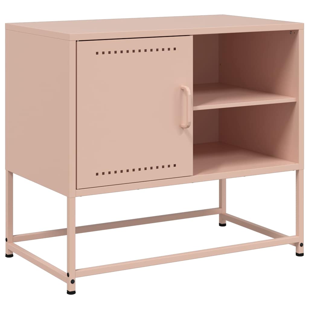 TV Cabinet Pink 68x39x60,5 cm Steel