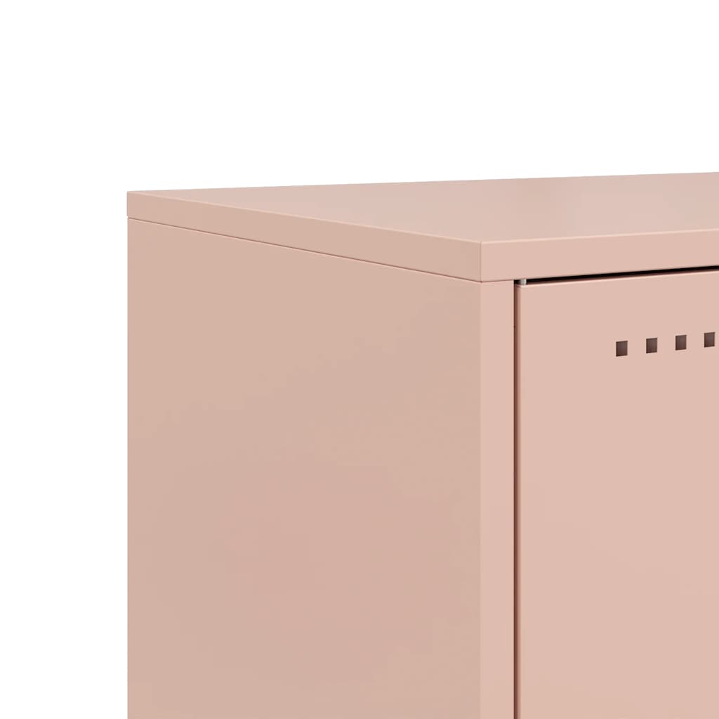 TV Cabinet Pink 68x39x60,5 cm Steel