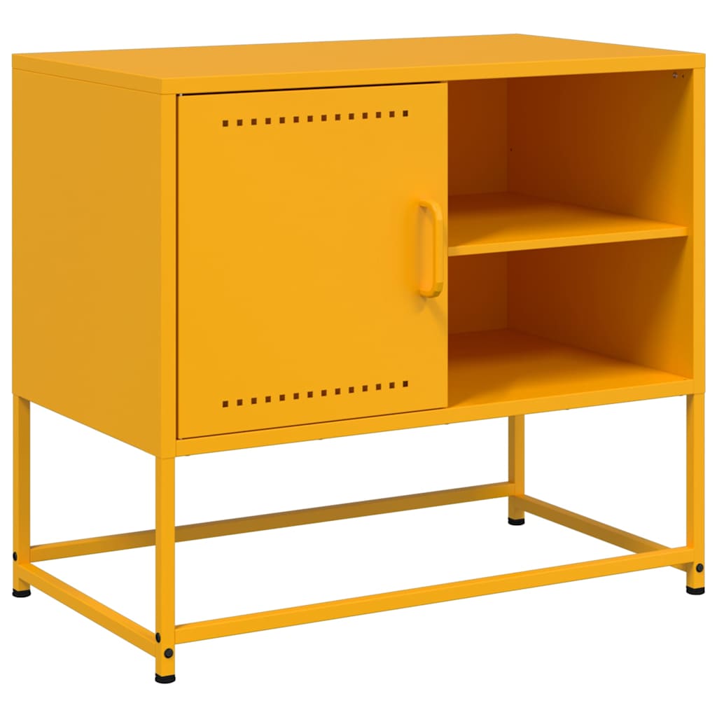 TV Cabinet Mustard Yellow 68x39x60,5 cm Steel