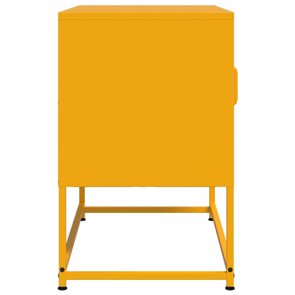 TV Cabinet Mustard Yellow 68x39x60,5 cm Steel