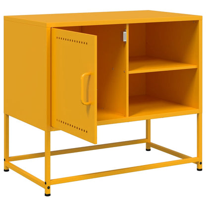TV Cabinet Mustard Yellow 68x39x60,5 cm Steel