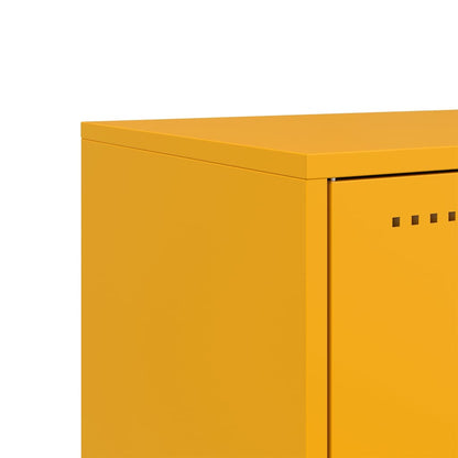 TV Cabinet Mustard Yellow 68x39x60.5 cm Steel