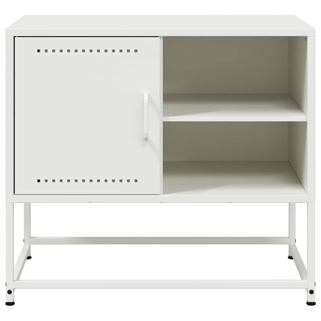 TV Cabinet White 68x39x60.5 cm Steel