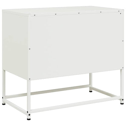 TV Cabinet White 68x39x60.5 cm Steel