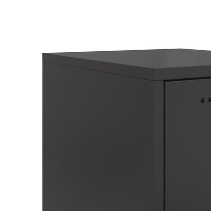 Highboard Black 36x39x123 cm Steel
