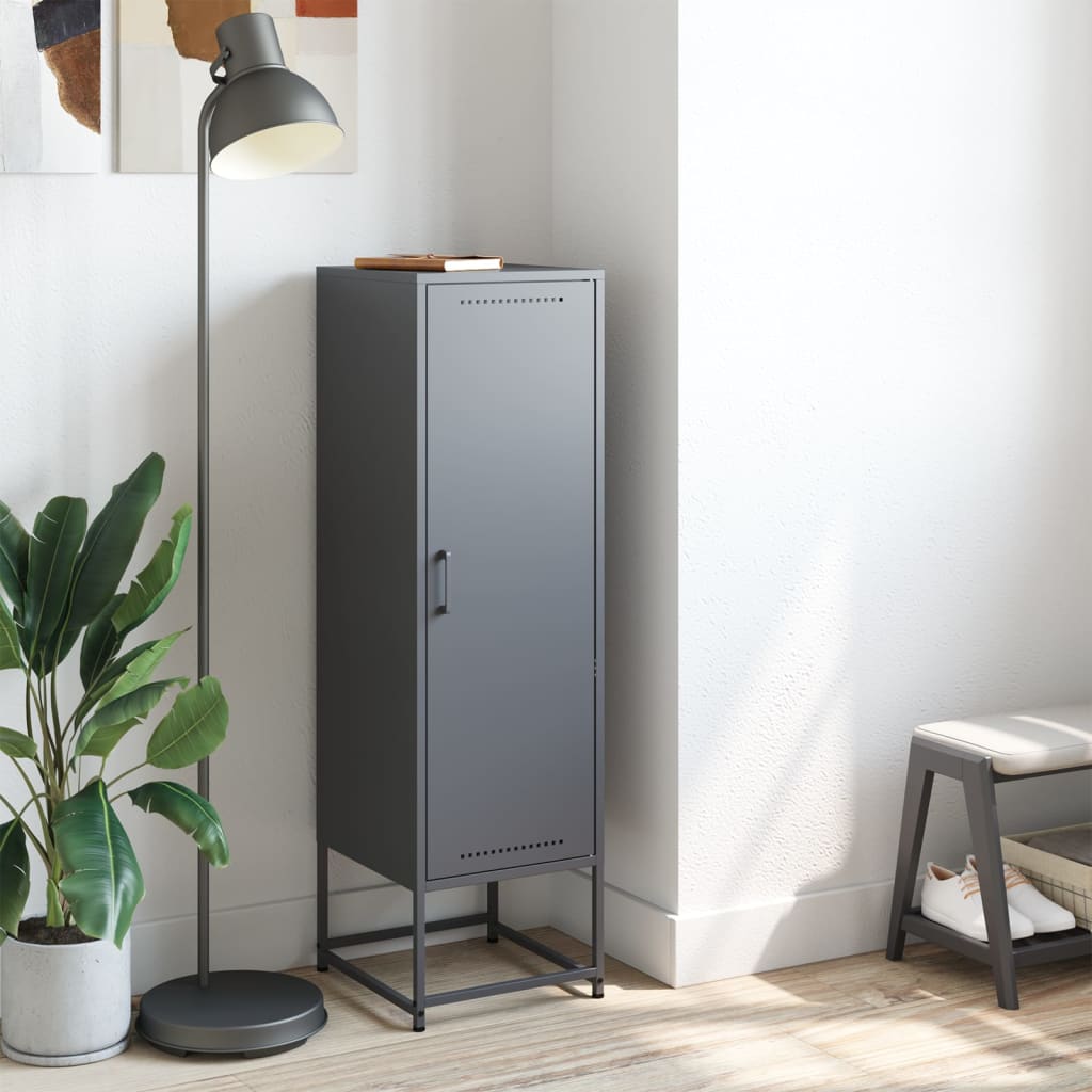 Highboard Anthracite 36x39x123 cm Steel