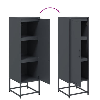 Highboard Anthracite 36x39x123 cm Steel