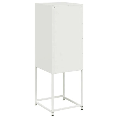Highboard White 36x39x107 cm Steel
