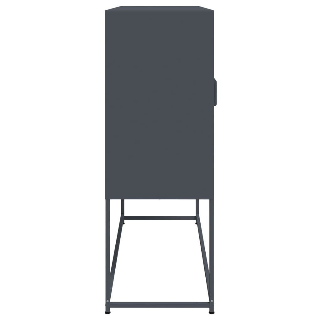 Highboard Anthracite 100.5x39x107 cm Steel