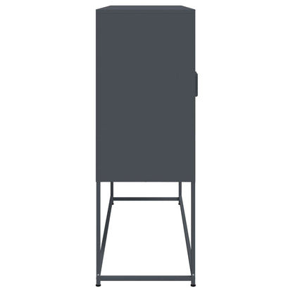 Highboard Anthracite 100.5x39x107 cm Steel