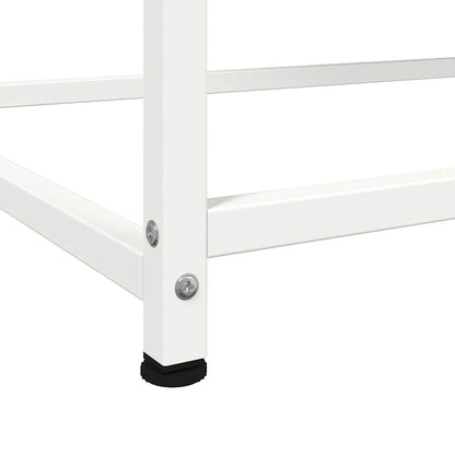 Highboard White 100,5x39x107 cm Steel