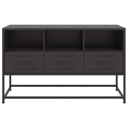 TV Cabinet Black 100,5x39x60,5 cm Steel