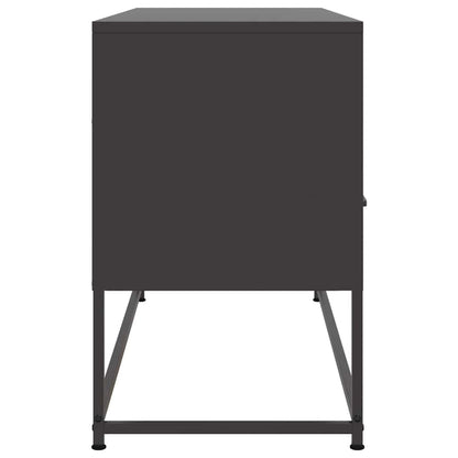 TV Cabinet Black 100,5x39x60,5 cm Steel