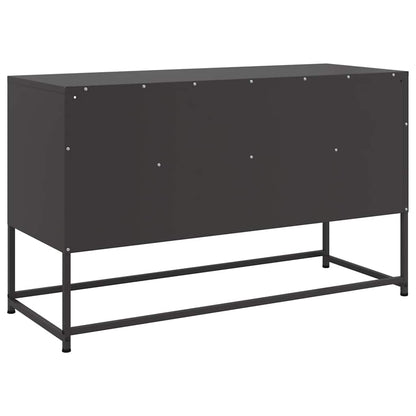 TV Cabinet Black 100,5x39x60,5 cm Steel