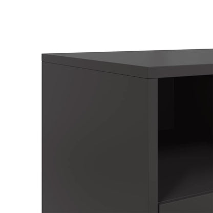 TV Cabinet Black 100,5x39x60,5 cm Steel