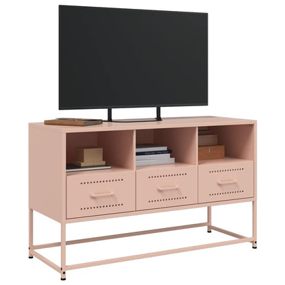 TV Cabinet Pink 100,5x39x60,5 cm Steel