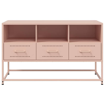 TV Cabinet Pink 100,5x39x60,5 cm Steel