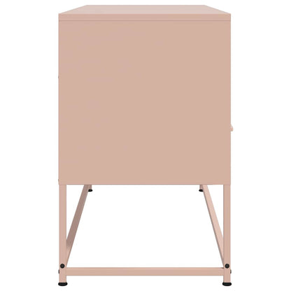 TV Cabinet Pink 100,5x39x60,5 cm Steel