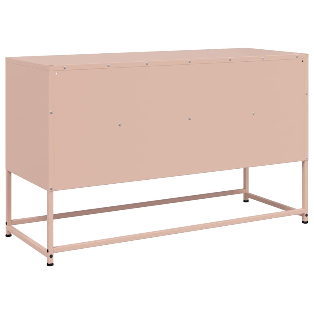 TV Cabinet Pink 100,5x39x60,5 cm Steel