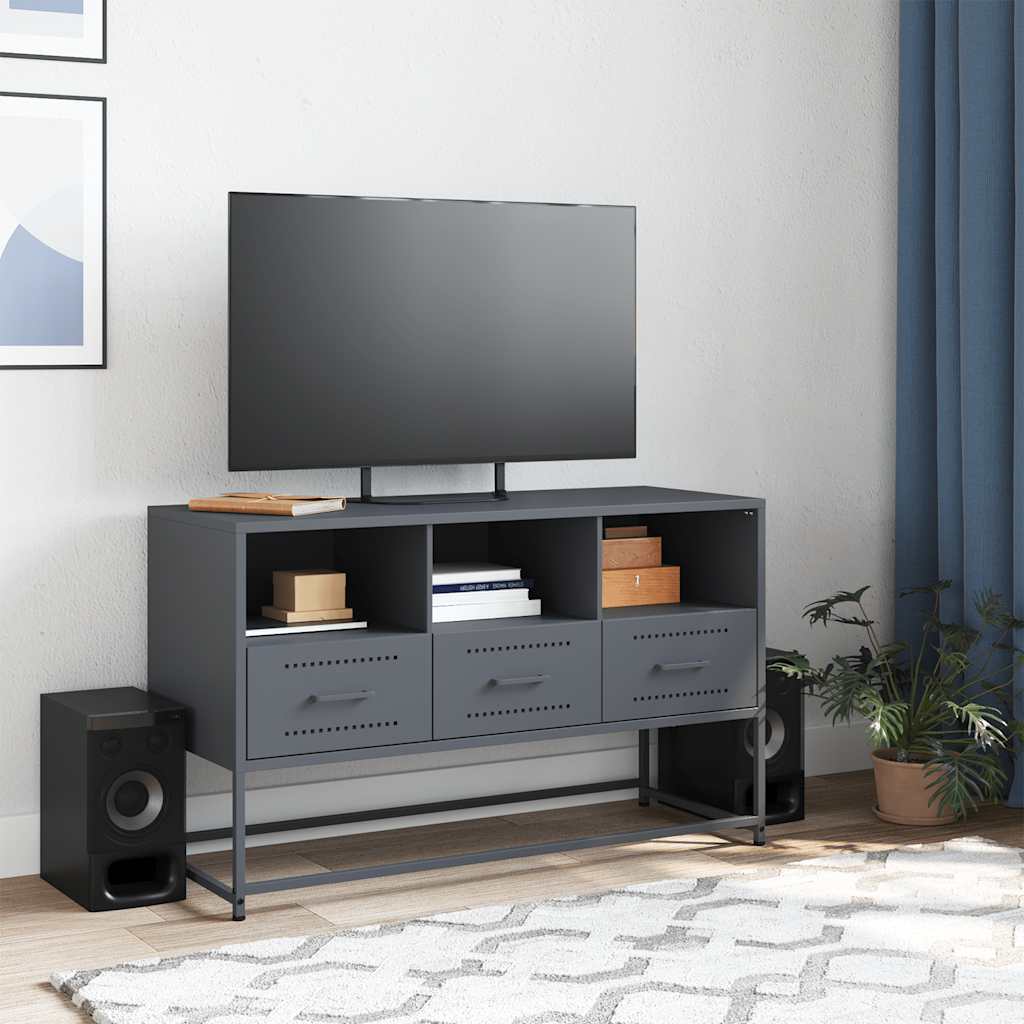 TV Cabinet Anthracite 100,5x39x60,5 cm Steel