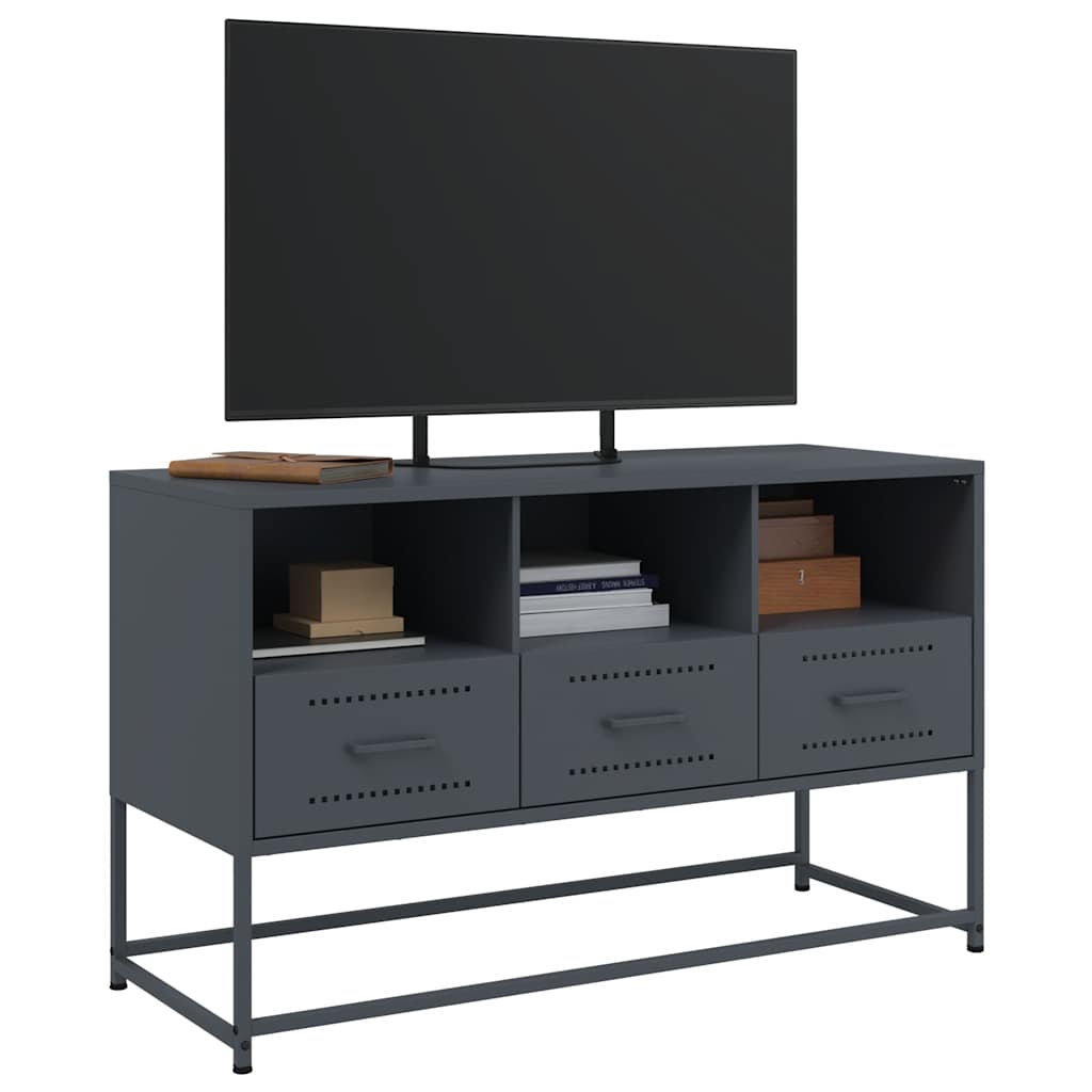 TV Cabinet Anthracite 100,5x39x60,5 cm Steel