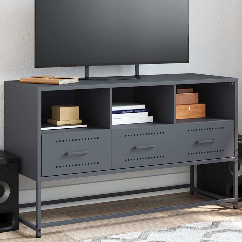 TV Cabinet Anthracite 100,5x39x60,5 cm Steel