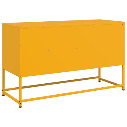 TV Cabinet Mustard Yellow 100,5x39x60,5 cm Steel
