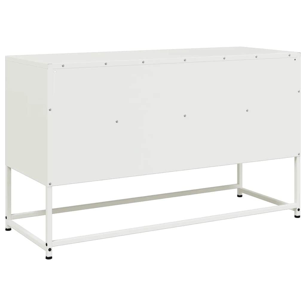 TV Cabinet White 100.5x39x60.5 cm Steel