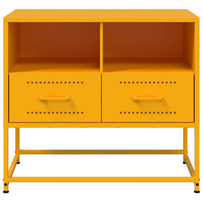 TV Cabinet Mustard Yellow 68x39x60,5 cm Steel
