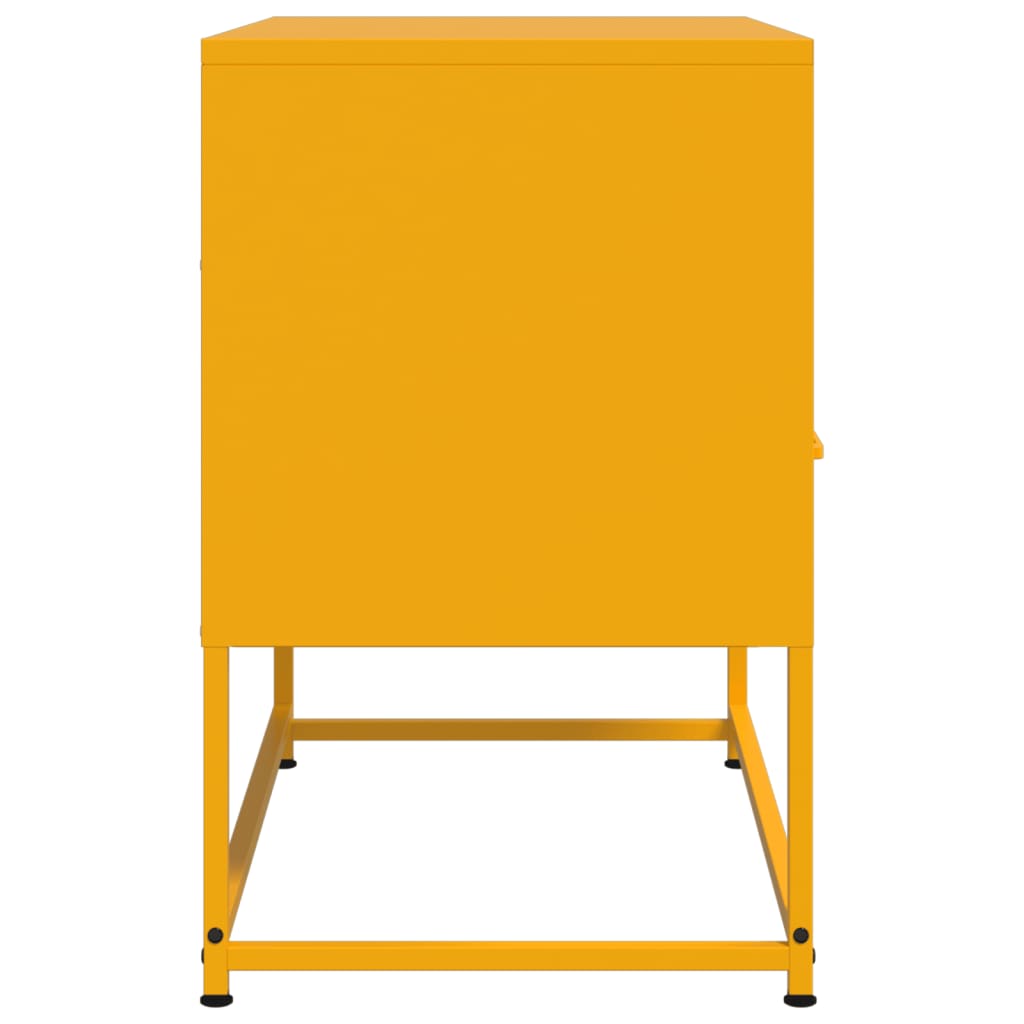 TV Cabinet Mustard Yellow 68x39x60,5 cm Steel