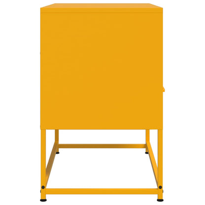 TV Cabinet Mustard Yellow 68x39x60,5 cm Steel