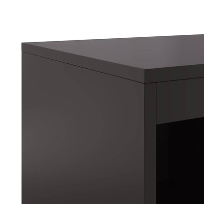 Sideboard Black 100,5x39x107 cm Steel