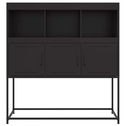 Sideboard Black 100.5x39x107 cm Steel