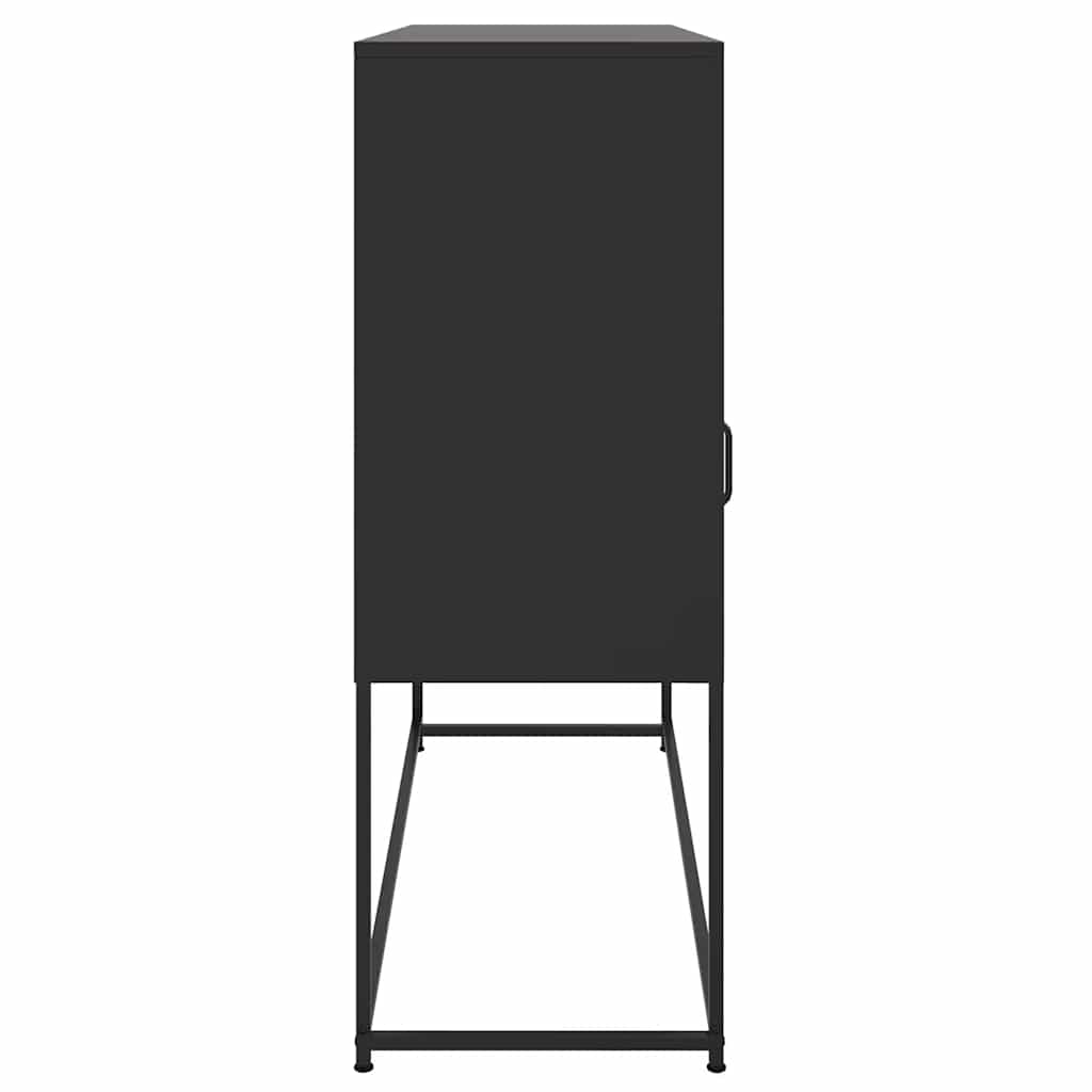 Sideboard Black 100.5x39x107 cm Steel