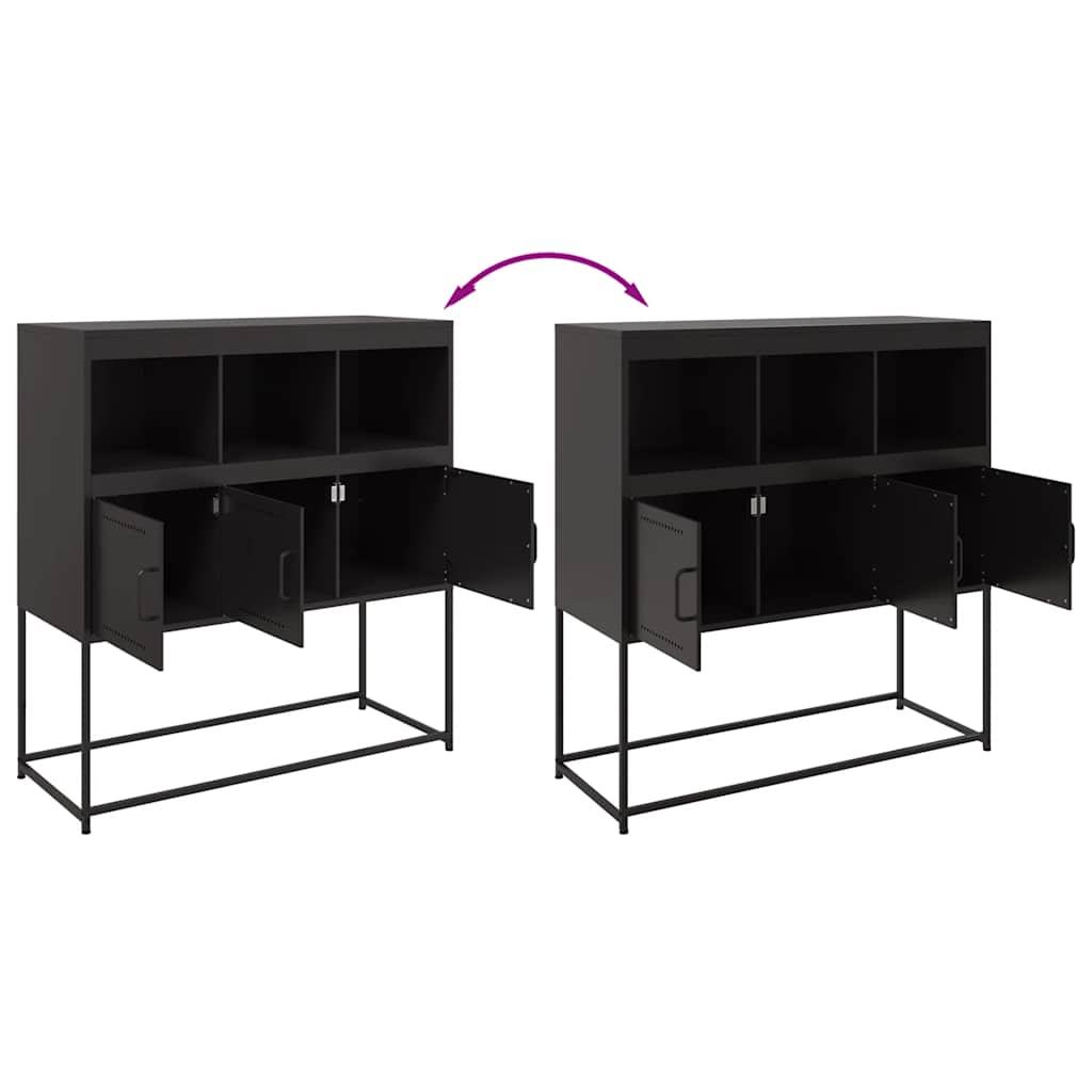 Sideboard | Black | Cold-rolled steel | Standard | Sideboard